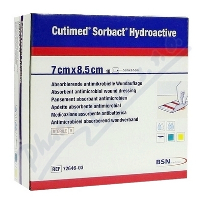 Cutimed Sorbact H. 7cmx8,5cm,10ks7264603