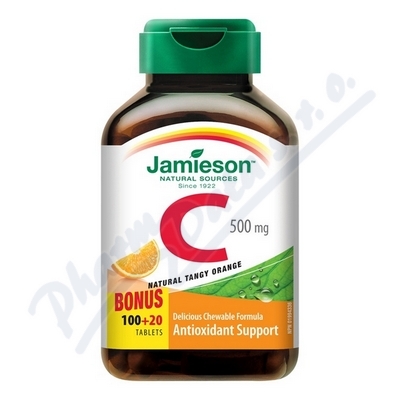 Jamieson Vitamín C 500mg pomer.tbl.120