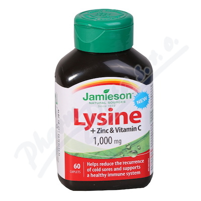 Jamieson Lysin 1000mg se zinkem a vit.C