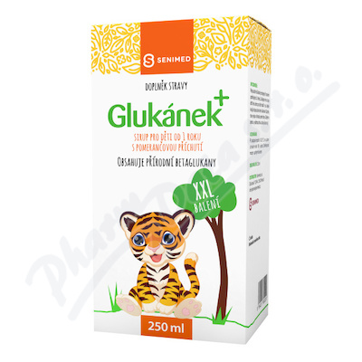 Glukanek+ sirup pro deti 250ml