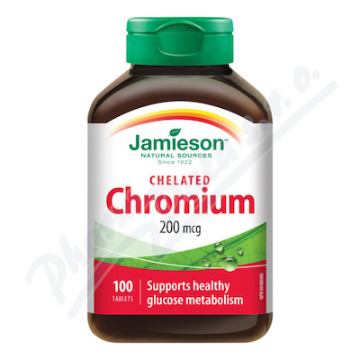 JAMIESON Chrom 200 mcg chelat.form100tbl