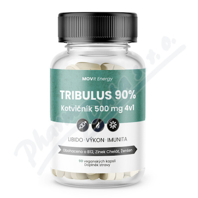 MOVit TRIBULUS 90% Kotvic.500mg 4v1 cp90