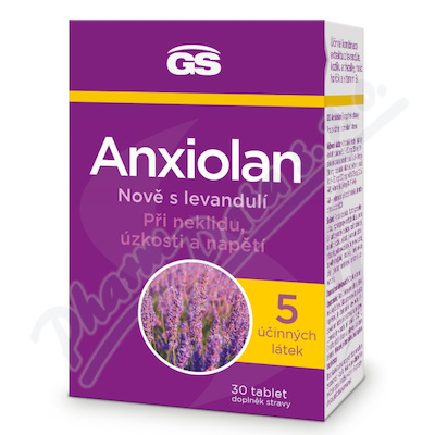 GS Anxiolan s levanduli tbl. 30