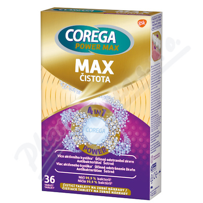 Corega Power Max Max čistota 36ks