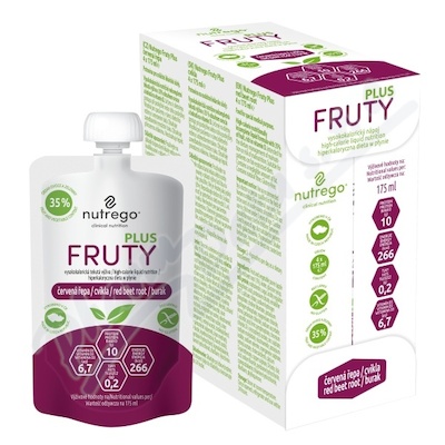 nutrego FRUTY PLUS červ.řepa 4x175ml sol