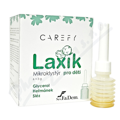 CAREFY Laxik mikroklystyr pro deti 6x3g