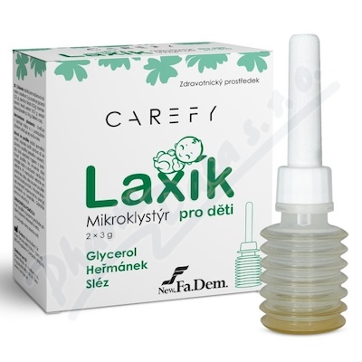 CAREFY Laxik mikroklystyr pro deti 2x3g