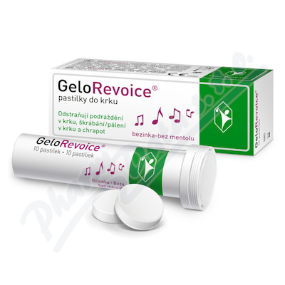 GeloRevoice pastil. bezin.-bez ment.10ks