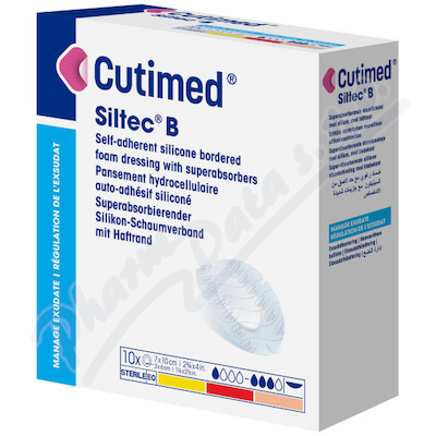 Cutimed Siltec B ovál 7cmx10cm,  7328414