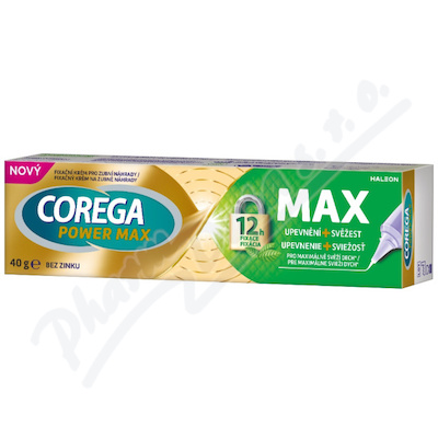 Corega Power Max Upevně.+Svěž.fix.40g