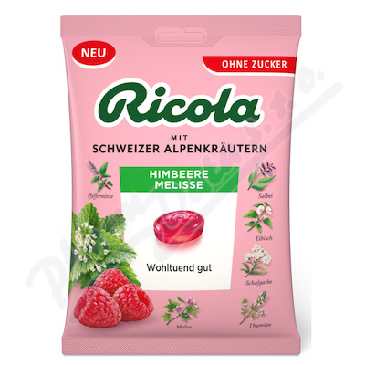 RICOLA Malina medunka bez cukru 75g