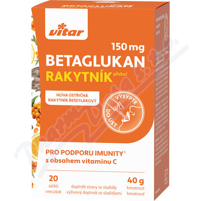 Vitar Betaglukan 150mg sacky 20x2g