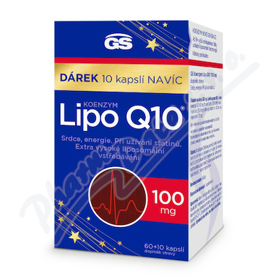 GS Koenzym Lipo Q10 100mg cps.60+10darek