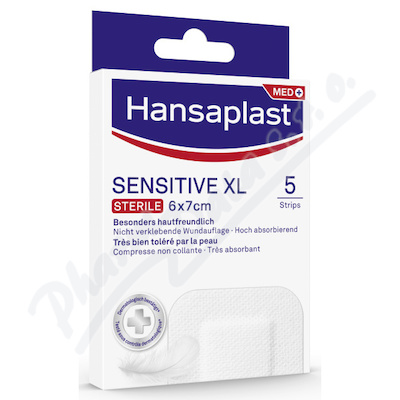 Hansaplast Sensitive XL náplast 5ks