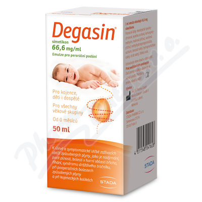 Degasin simetikon 66.6mg/ml emulze 50ml