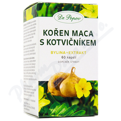 Dr.Popov Bylin.kap.Kor.Maca s Kot.cps.60