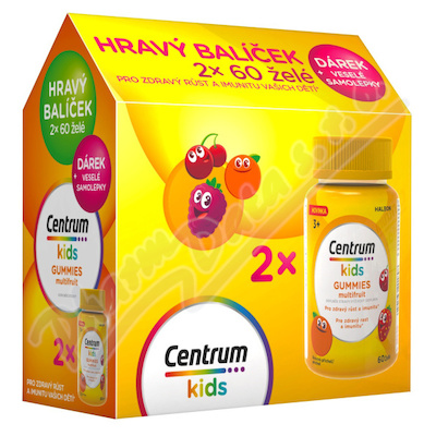 Centrum Kids Gummies multifruit 2x60ks d