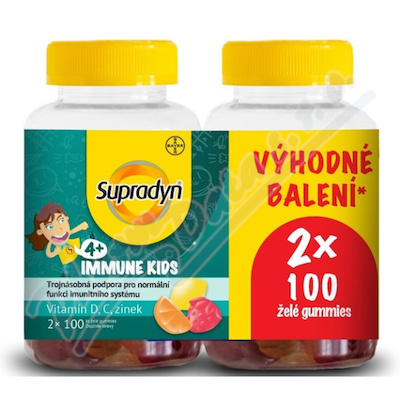 Supradyn Immune Kids zele gummie 2x100ks