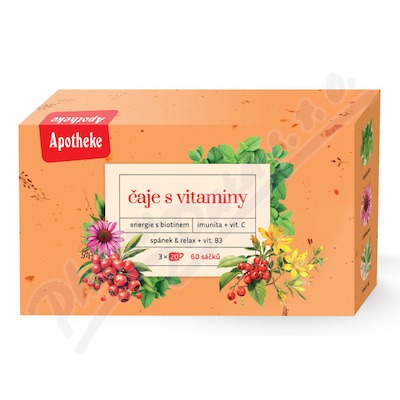 Čaje s vitaminy 60 sáčků APOTHEKE