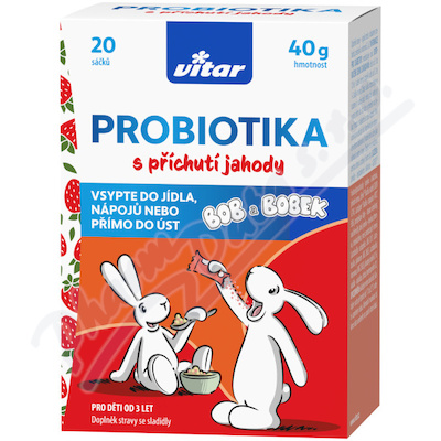 Vitar Prob.Bob a Bobek s pr.jahody 20x2g