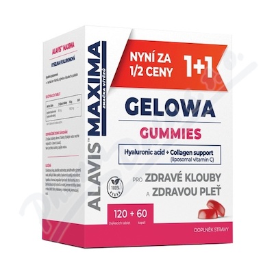 ALAVIS Maxima Gel. Gumm.žvyk.tbl.120+60