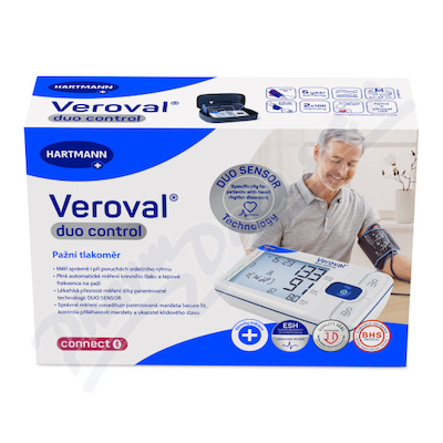 VEROVAL dig.tonometr M duo contr.connect