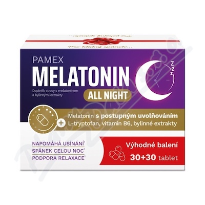 Pamex Melatonin all night tb.30+30 promo