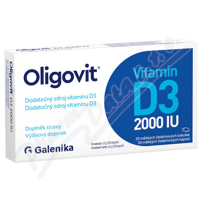 Oligovit Vitamin D3 2000 IU tob.30 Galen