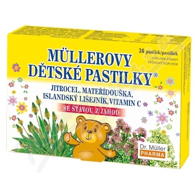 Mullerovy detske pastilky 36ks