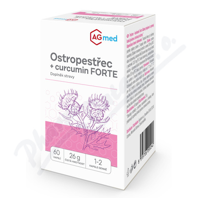 Ostropestrec+curcumin FORTE cps.60 AGmed