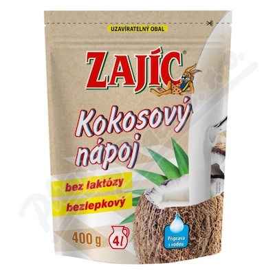 Kokosový nápoj Zajic sáč.400g DOYPACK