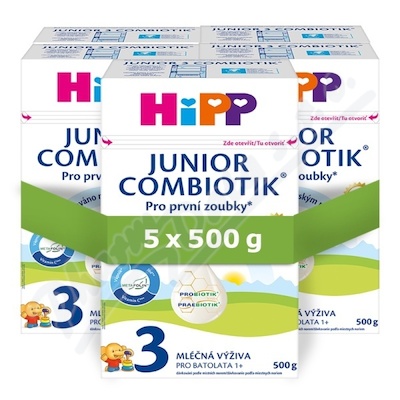 HiPP 3 Junior Combiotik ml.vyziva 5x500g