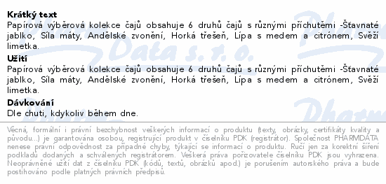 Megafyt Výběrová kolekce čajů 6x5ks